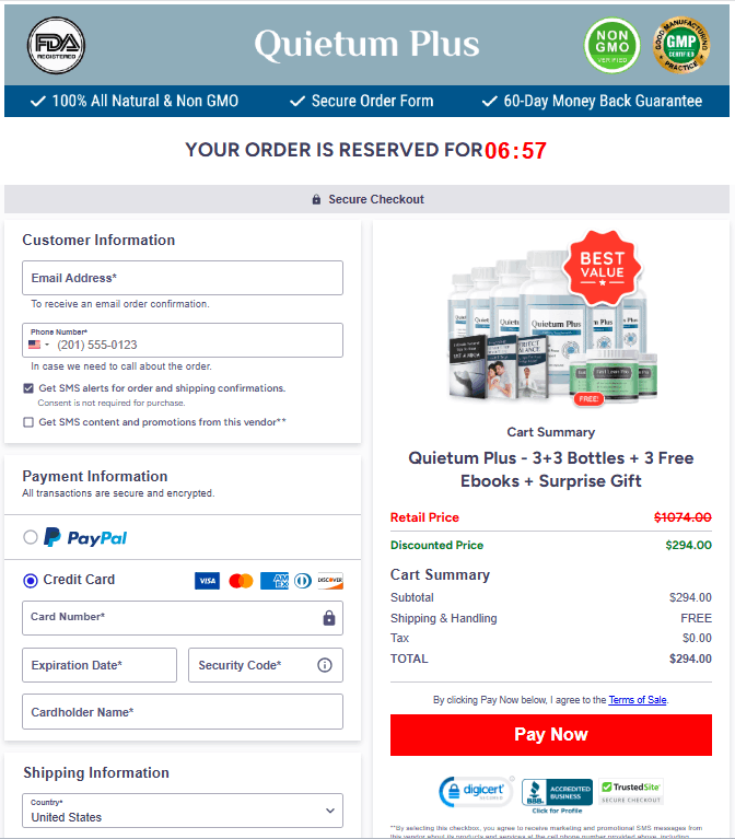 QuietumPlus_secure_checkout